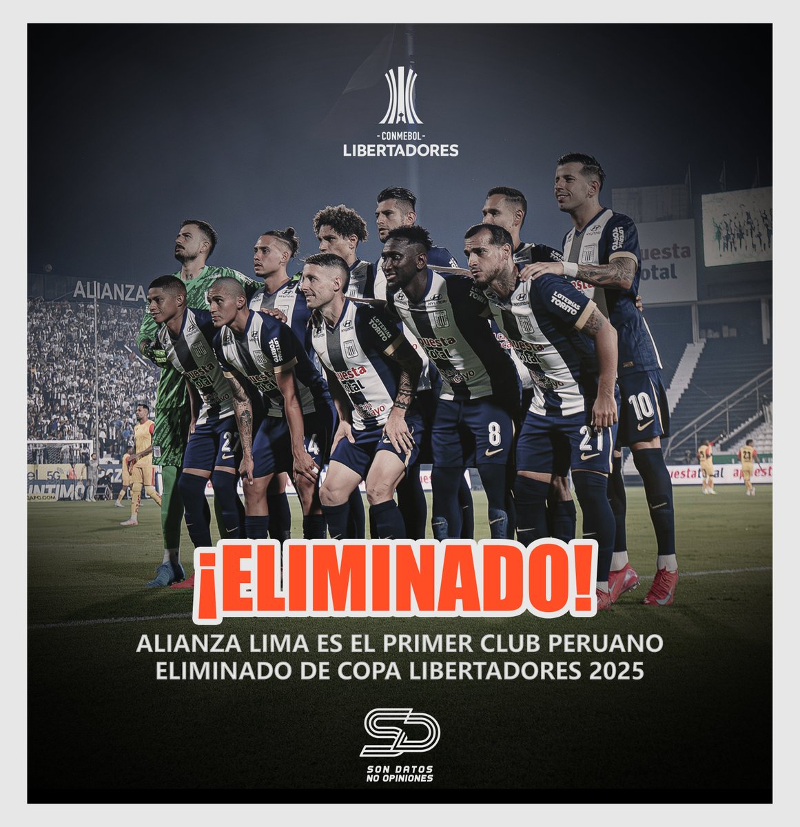 ALIANZA LIMA SE HA CONVERTIDO EN EL PRIMER CLUB PERUANO EN QUEDAR ELIMINADO DE LA COPA LIBERTADORES 2025. NO SUPERA FASE DE GRUPOS DE ESTA COMPETICIÓN HACE 15 AÑOS, FRACASANDO EN SUS ÚLTIMOS 10 INTENTOS.