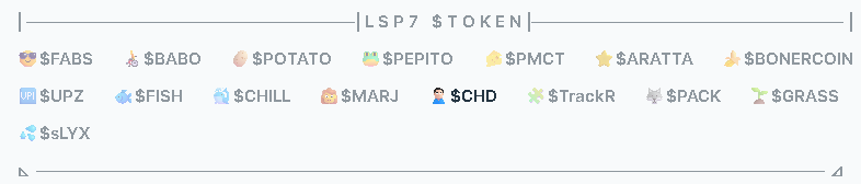 KaliYuga_e119's tweet photo. Recently added : $sLYX $UPZ $CHD $GRASS $BONER
Also added some new mini-dApps to the list 👀

Check here 👇
https://t.co/yCfyPPeOLS

#LUKSO #GRID $LYX #ERC725Account https://t.co/QCNum3AV4Y