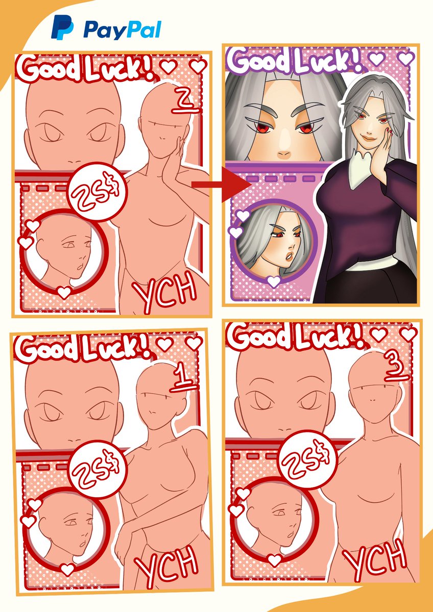 CrisD_0_0's tweet photo. ¡¡#YCH COMMISIONS OPEN!!

-Custom expression✅
-You can change the background color (simple color)✅
-If interested, please send a DM.
-Payment via PayPal.
-Rts and Likes are really appreciated! 🩷 
-Please read the terms and conditions

#Digitalartist #YCH #ychcommission https://t.co/5USLw9cFZ5