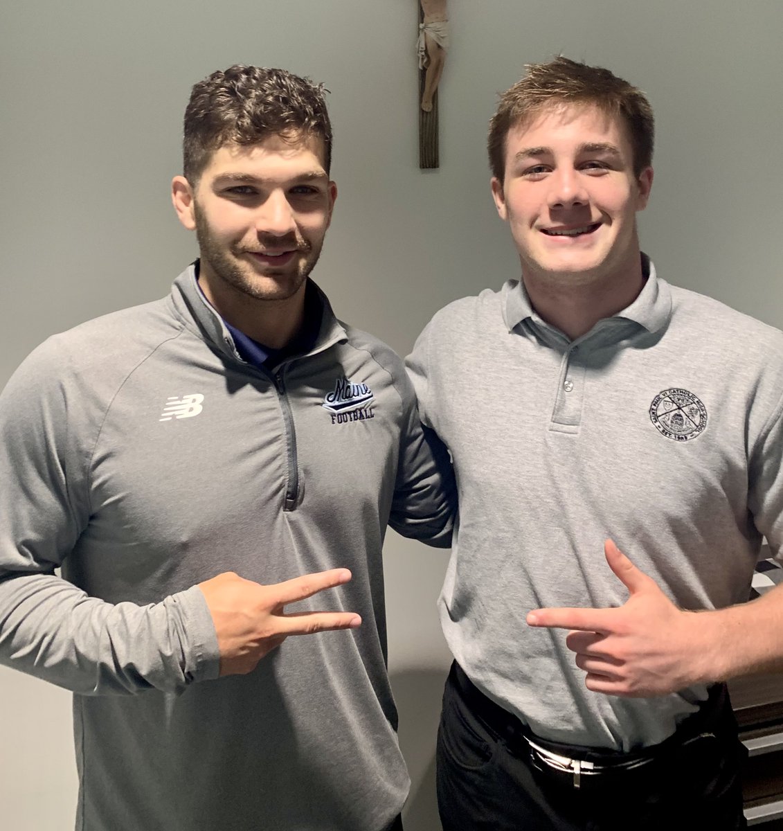 Miles Sanderson (@msanderson1734) on Twitter photo Had an awesome visit from <a href="/Coach_SCarey/">Spencer Carey</a> yesterday at <a href="/pvifootball/">PVI Football</a>. I loved hearing about the new facilities for <a href="/BlackBearsFB/">Maine Football</a>. Thanks, Coach! #blackbearnation Had an awesome visit from <a href="/Coach_SCarey/">Spencer Carey</a> yesterday at <a href="/pvifootball/">PVI Football</a>. I loved hearing about the new facilities for <a href="/BlackBearsFB/">Maine Football</a>. Thanks, Coach! #blackbearnation