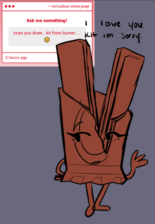 CIRRCUSBUN's tweet photo. kit is so hard for me to draw im so SORRY I TRIIIIIED
#osc #burner https://t.co/61ZZRZQH49