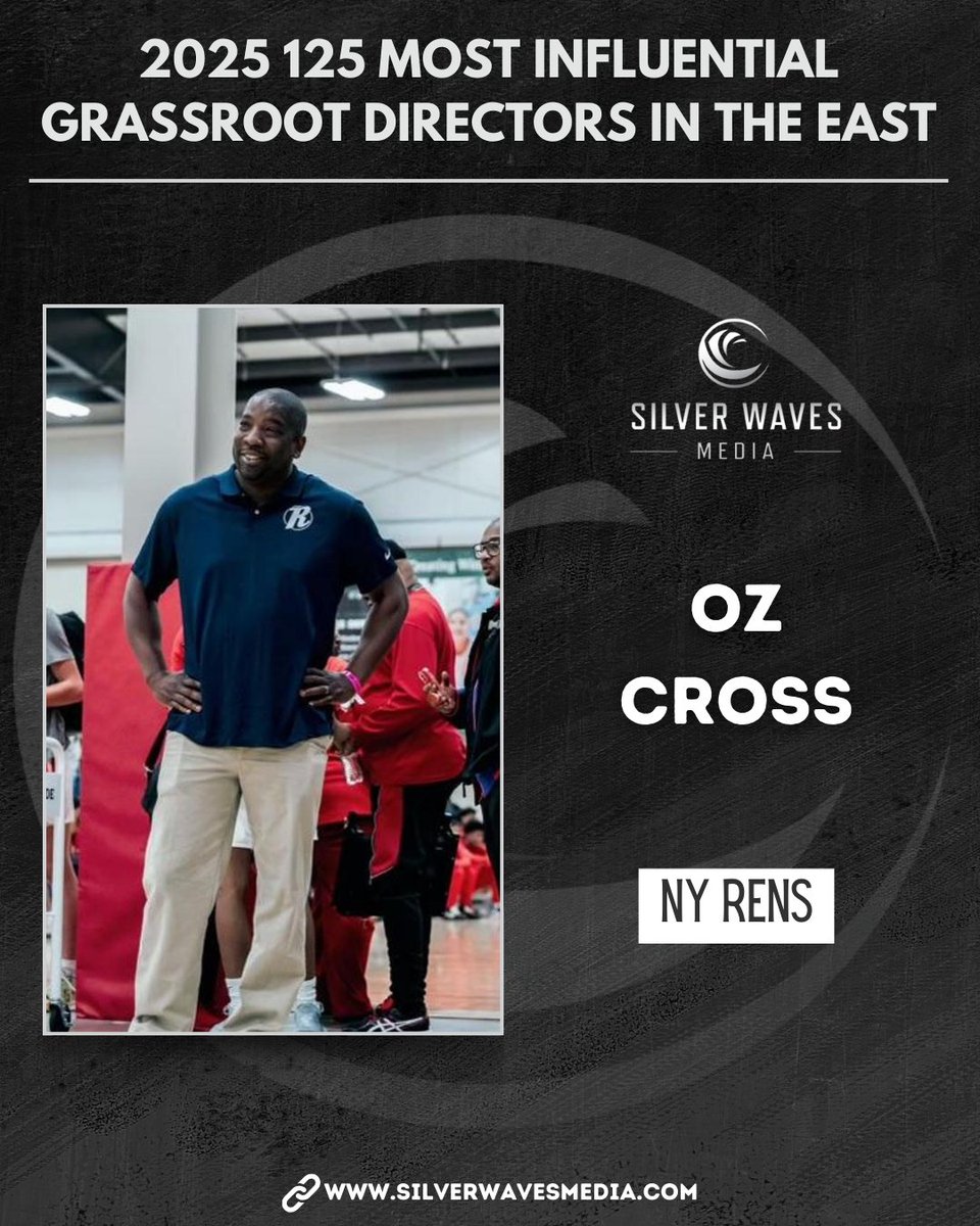 Congratulations to Oz Cross of the NY Rens on being selected to the 2025 125 Most Influential Grassroot Directors in the East list.

silverwavesmedia.com/2025-125-most-…