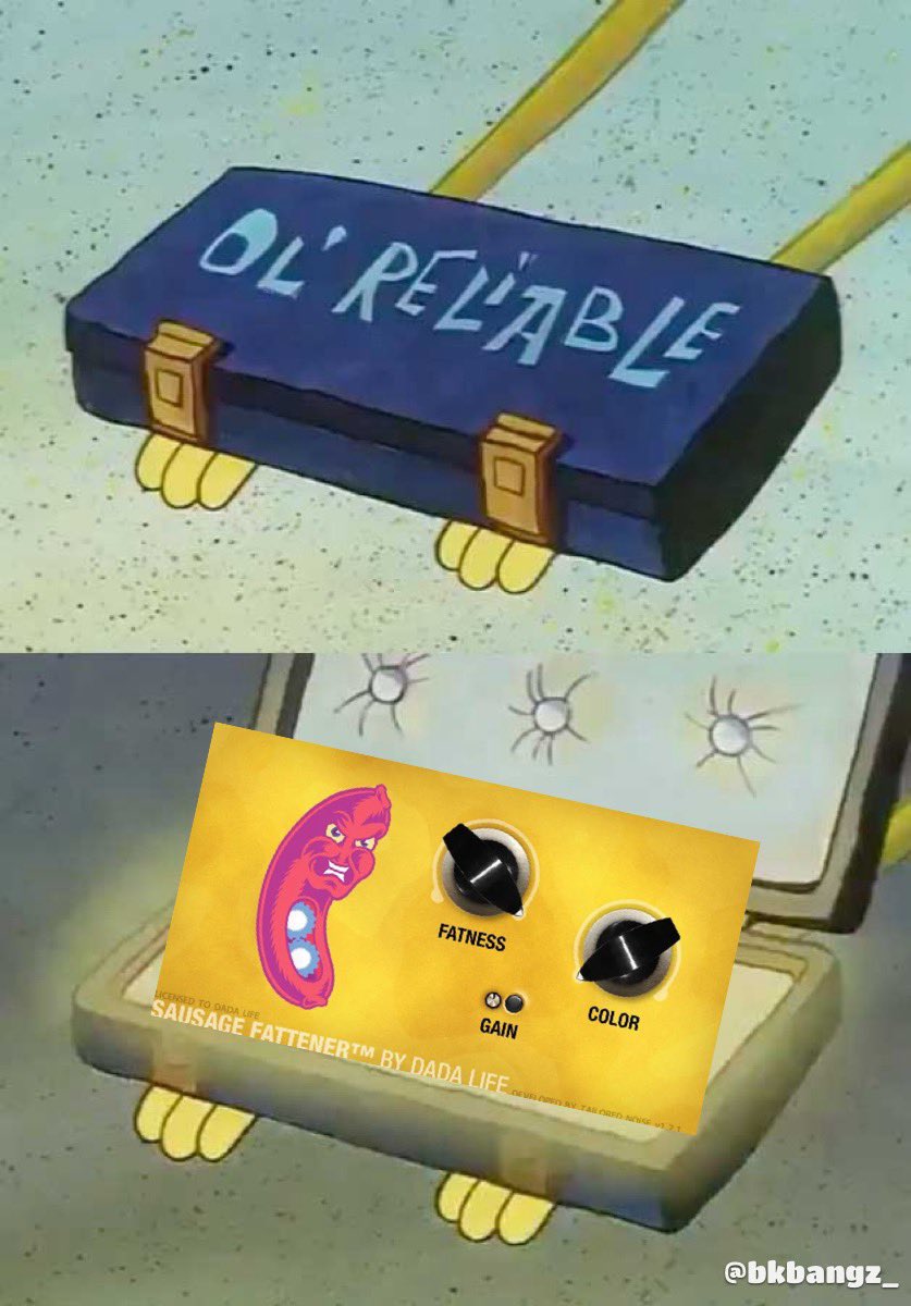 BkBangz_'s tweet photo. Music Producer Ol’ Reliable FX Plugin Starter Pack Vol. 1 🎚️🎶
If u don’t got at least 3 of these… u missin’ out:
Sausage Fattener ⚡️
Halftime ⏳
Little Plate 🌫️
Gross Beat 🌀
Magic Dice 🎲

#plugins #freeplugins #fxplugins #vstplugins #flstudio #music #producer #producertips https://t.co/aShyh8FzzN