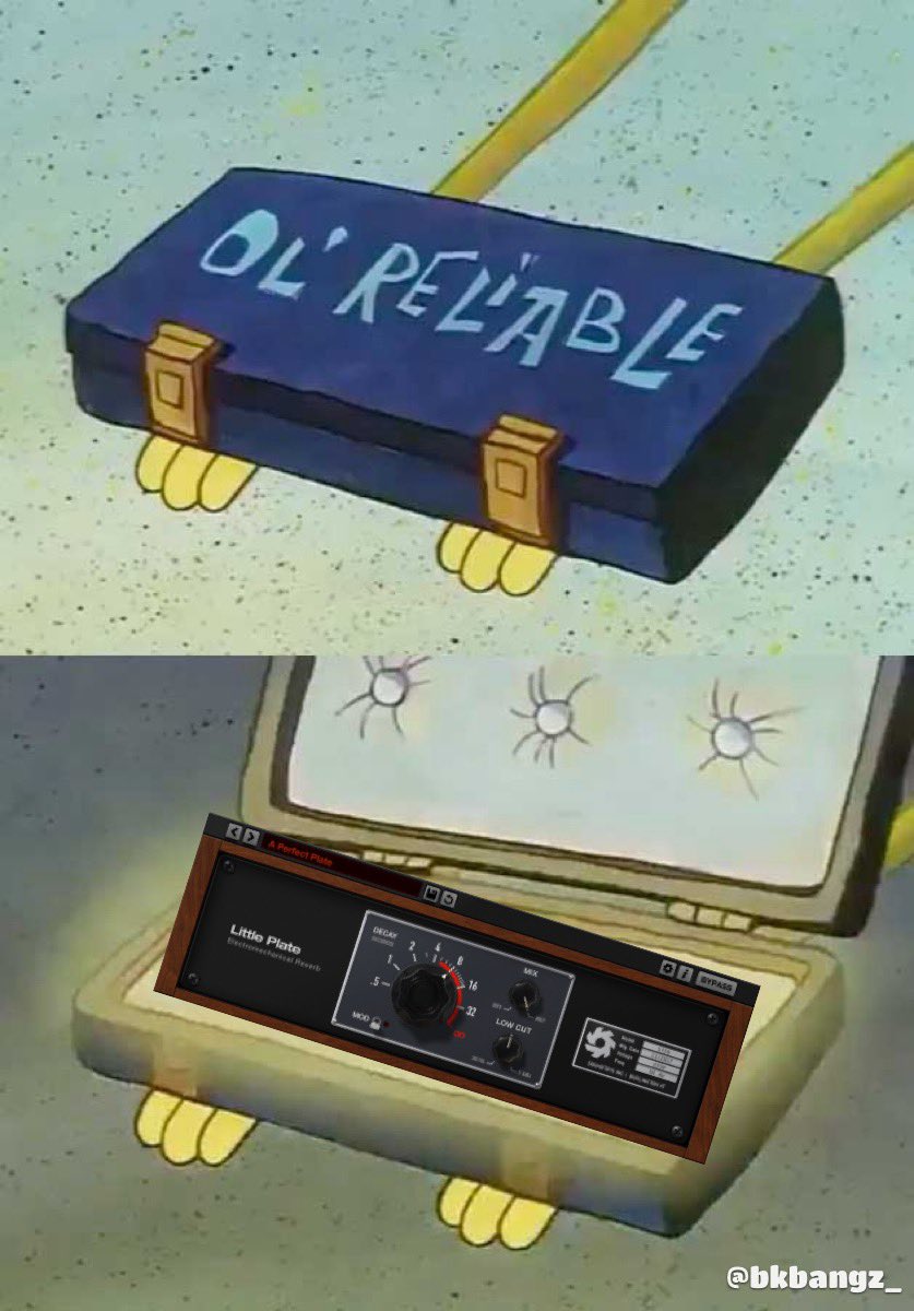 BkBangz_'s tweet photo. Music Producer Ol’ Reliable FX Plugin Starter Pack Vol. 1 🎚️🎶
If u don’t got at least 3 of these… u missin’ out:
Sausage Fattener ⚡️
Halftime ⏳
Little Plate 🌫️
Gross Beat 🌀
Magic Dice 🎲

#plugins #freeplugins #fxplugins #vstplugins #flstudio #music #producer #producertips https://t.co/aShyh8FzzN