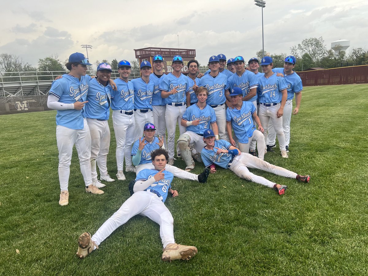 Spartans clinch Chicago Catholic league white Championship. 9-2 win against Montini. Let’s get better tomorrow