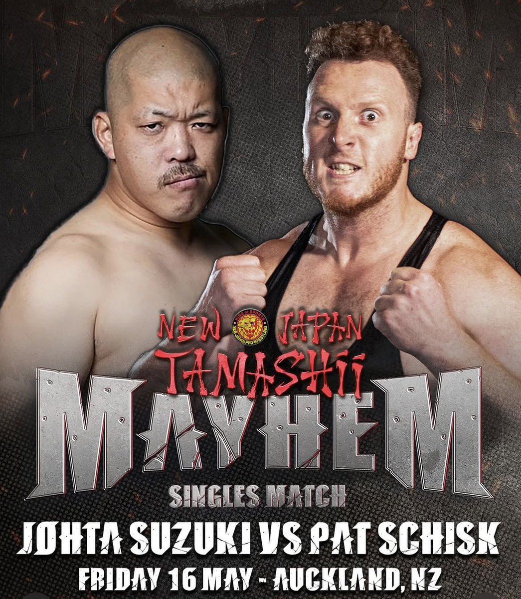 badboyjohta's tweet image. Tonight!
#nzdojo
#faledojo
#njtamashii
#njpw