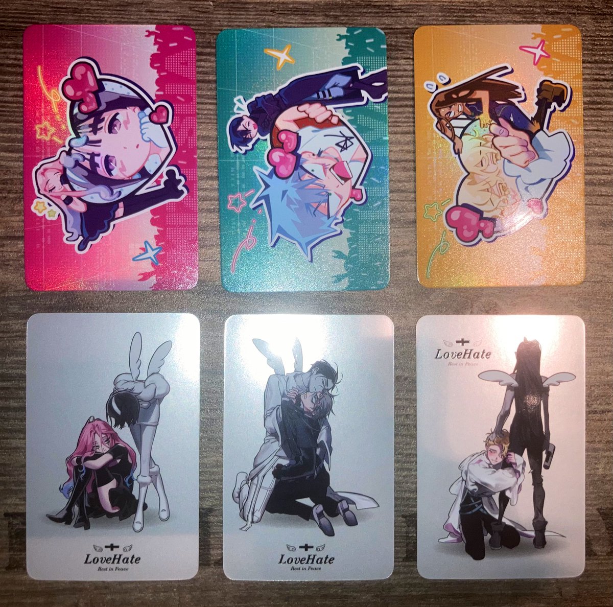 Alien Stage Love Hate & Fruity Heart Photocard Set 🎤 #alienstage