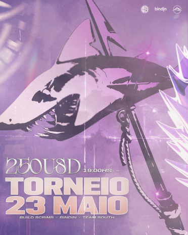 🏆 Torneio BUILD Scrims x @Bindin_gg x <a href="/TeamSouthARG/">South</a> 🏆

📅 Data: 23 de Maio às 19:00h
🎮 Formato: 4 partidas - Trios
💰 Prize Pool: $250 USD

⚠️Todos os membros do trio devem se registrar na Bindin para participar!

Inscreva-se: bindin.gg/events/249ad73…

Convite: