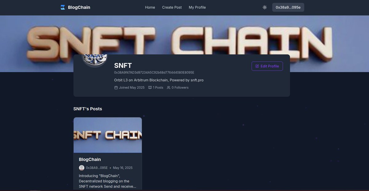 SNFT Chain tweet media