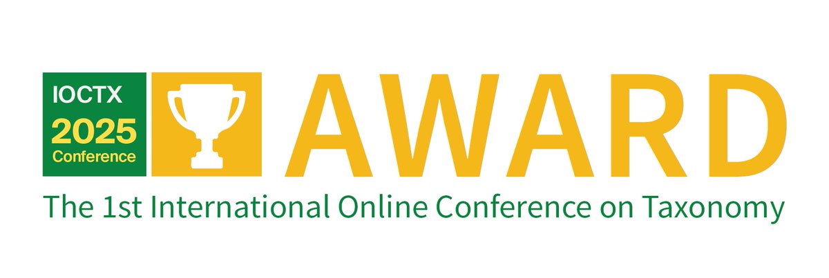 🏆Submit your abstract for a chance to win #IOCTX2025 Awards!🏆

🗓️Event date: 3-4 Dec 2025

The 6 winners will each receive a certificate and 200 CHF, along with an offer to publish an extended paper free of charge in Taxonomy.
More info: bit.ly/4bY2bOn