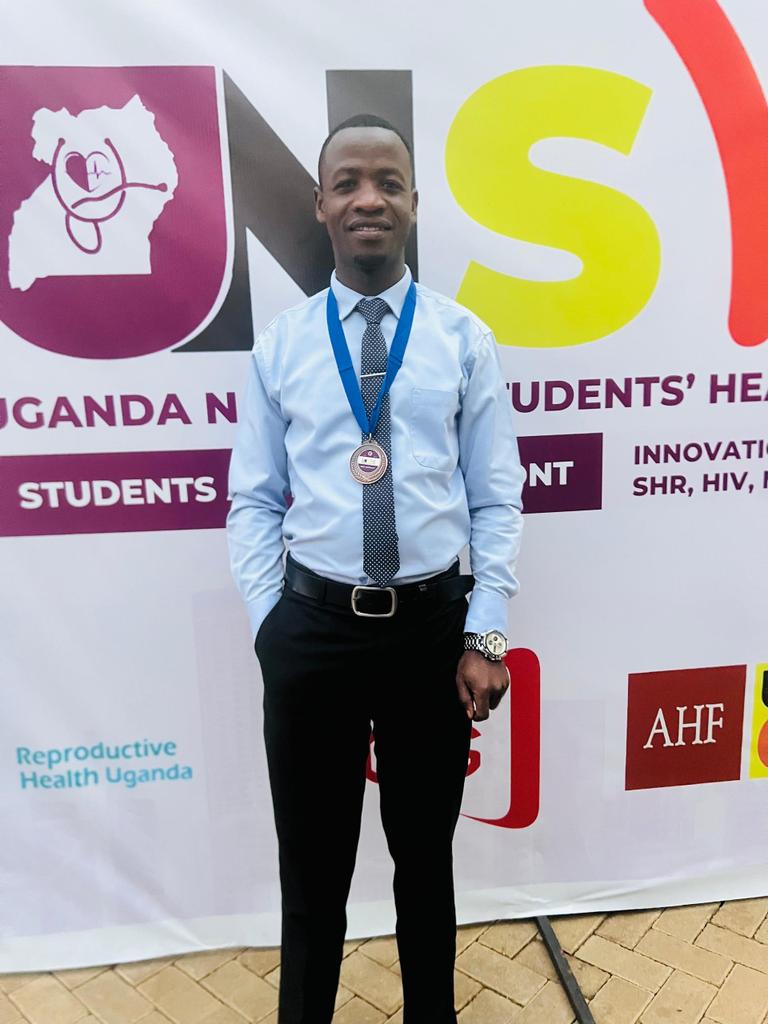 Namanya Godffrey (@godffreynamanya) on Twitter photo Thrilled to have been awarded Best Abstract Medal at the #UgandaNationalStudentsHealthConference. Huge thanks to the organizers and attendees for the opportunity to share insights on #SRHR, #GBV, #HIV, and #MentalHealth. Inspired by Dr. Kyabayinze <a href="/DKyabayinze/">Dr Daniel Kyabayinze</a> <a href="/MinofHealthUG/">Ministry of Health- Uganda</a> Thrilled to have been awarded Best Abstract Medal at the #UgandaNationalStudentsHealthConference. Huge thanks to the organizers and attendees for the opportunity to share insights on #SRHR, #GBV, #HIV, and #MentalHealth. Inspired by Dr. Kyabayinze <a href="/DKyabayinze/">Dr Daniel Kyabayinze</a> <a href="/MinofHealthUG/">Ministry of Health- Uganda</a>