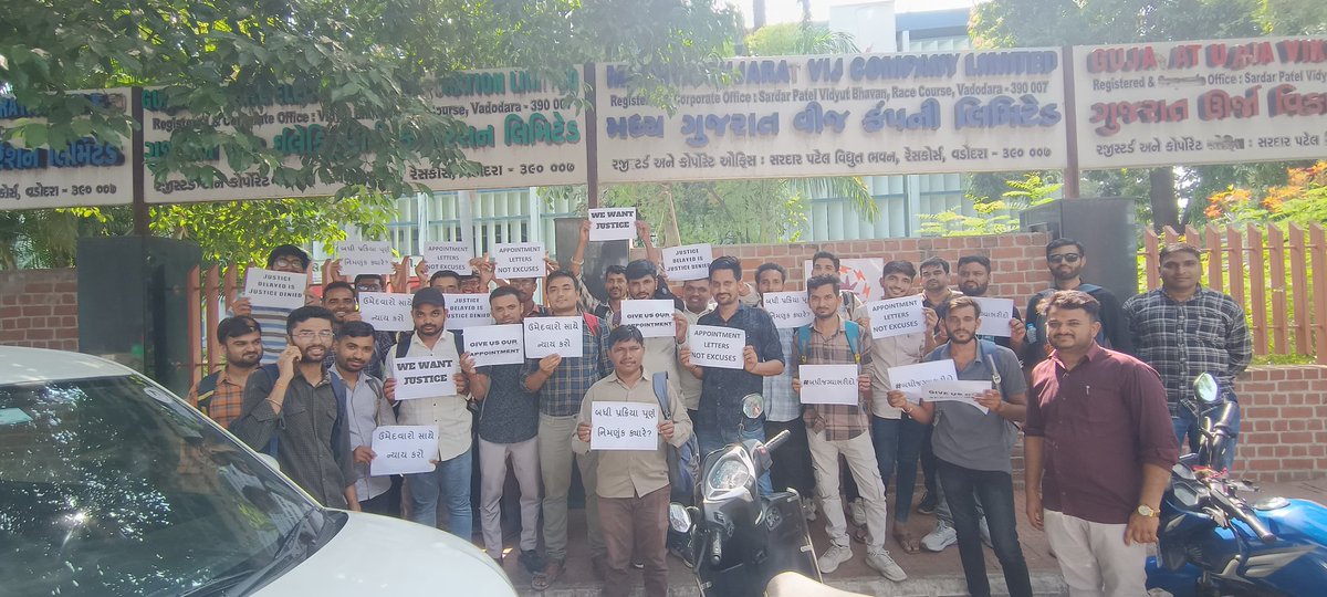 HIRENVADHER18's tweet photo. Respected authorities, please finalize #GETCO Plant Attendant Grade 1 #recruitment process. Selected candidates eagerly await appointment letters. Kindly issue letters ASAP to support candidates.@KanuDesai180 @CMOGuj @GuvnlOfficial https://t.co/7vkWn9LiWp