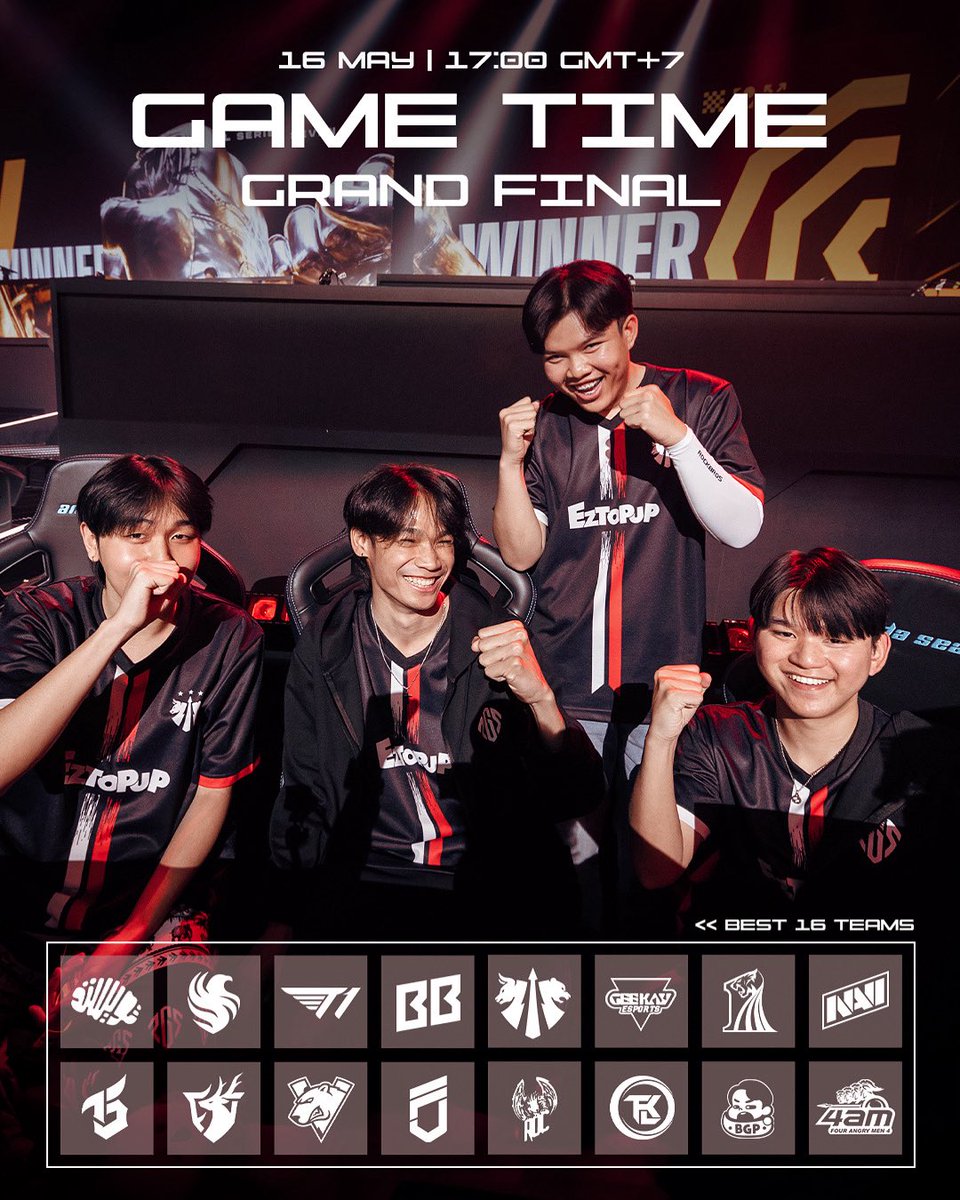 Grand Final starts today. We’re locked in and coming in hot. 🔥

#PGS #Daytradegaming #DAYPUBG #PUBGEsports #EZTOPUP