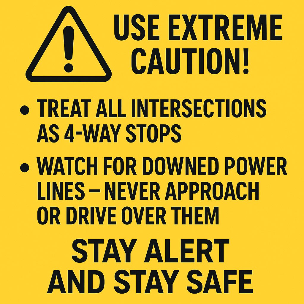 🚧⛈️Storm damage throughout Calhoun County ⛈️🚧