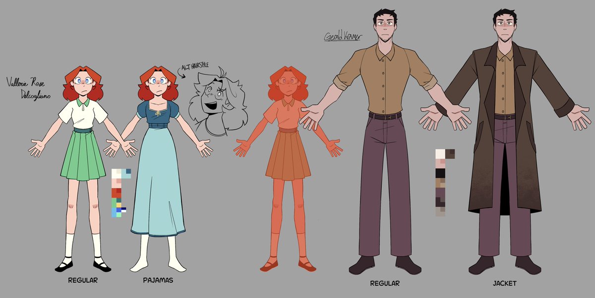 Character designs my beloved 
#art #drawing #characterDesign #visDev