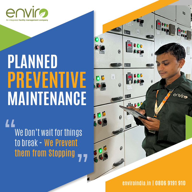 enviro_india's tweet photo. Stay ahead of breakdowns with our #PlannedPreventiveMaintenance services. We keep things running so you don't have to worry.

#PPM #PreventiveMaintenance #Technical #TechnicalServices #Enviro #IFMS #FacilityManagement #IntegratedFacilityManagementServices #BuildingMaintenance https://t.co/rSMYLJqIhg