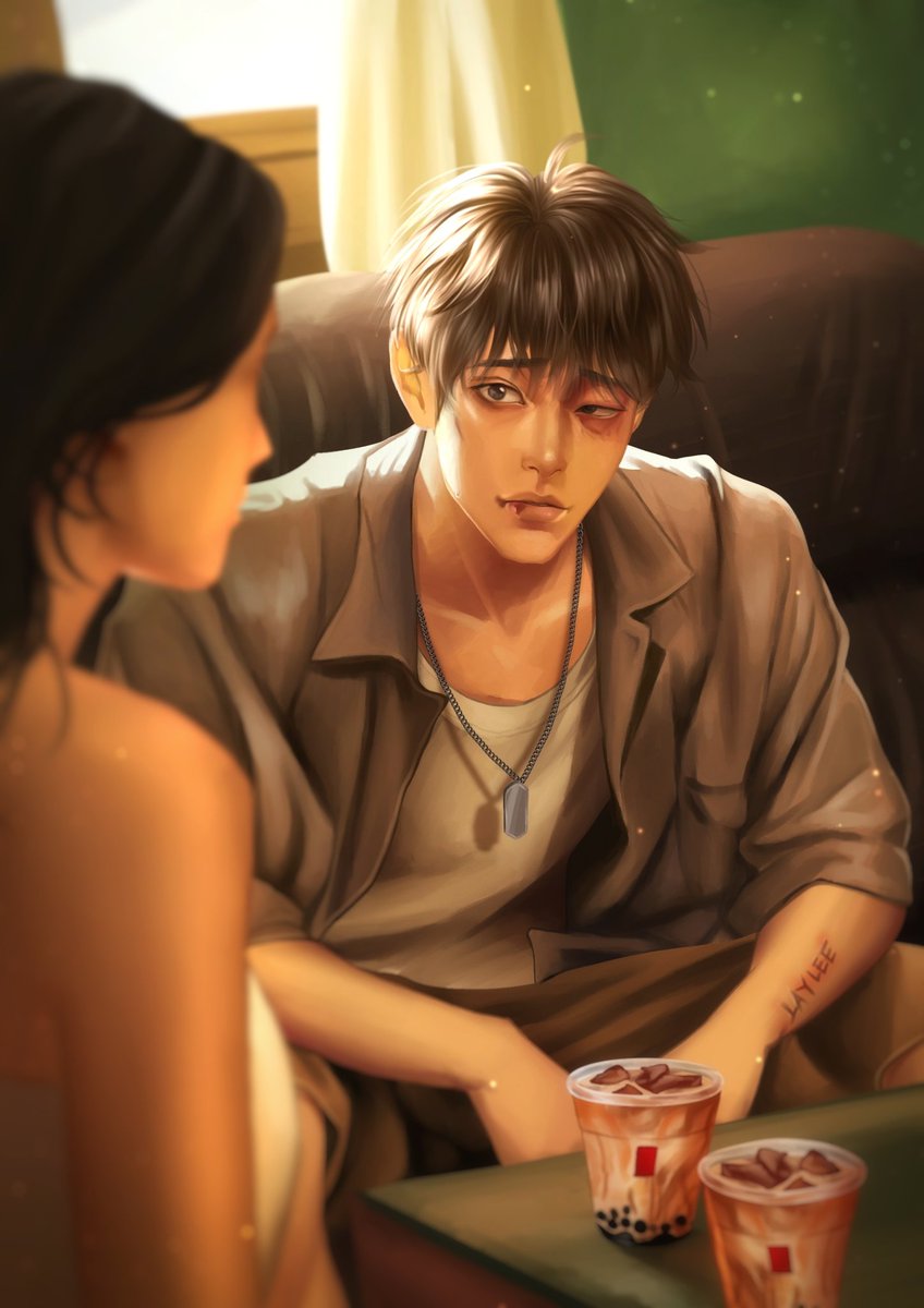 done some illust buat oc baruku. namanya Aaronᕕ(ᐛ)ᕗ
#commissionsopen #DigitalArtist