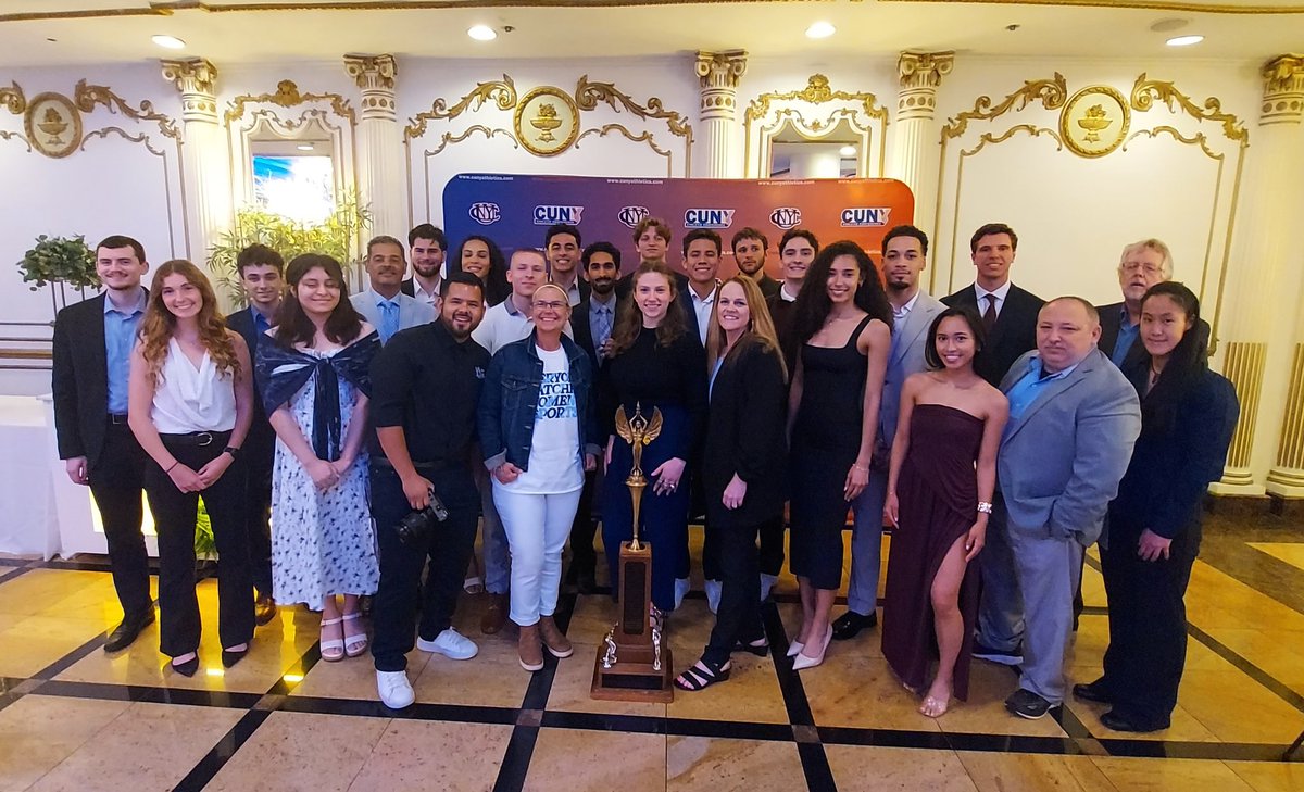 Baruch College Athletics (@baruchathletics) on Twitter photo The Athletic Department tonight received for the 4th straight season the <a href="/CUNYAC/">CUNY Athletic Conference</a> Commissionerโs Cup Trophy as the most successful athletic program during 2024-25 in CUNY. #BaruchAwards ๐๐๐๐ <a href="/BaruchBearcatAD/">Heather MacCulloch</a> The Athletic Department tonight received for the 4th straight season the <a href="/CUNYAC/">CUNY Athletic Conference</a> Commissionerโs Cup Trophy as the most successful athletic program during 2024-25 in CUNY. #BaruchAwards ๐๐๐๐ <a href="/BaruchBearcatAD/">Heather MacCulloch</a>