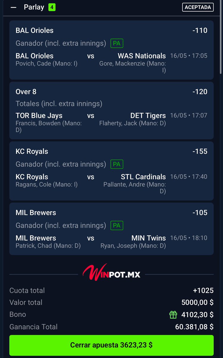 EminitePicks_'s tweet photo. Parlay bélico con @FaraondM 🔥

En caso de ganarse se van todas las ganancias ($60,000) entre los que apoyen esta publicación y nos sigan 💣 https://t.co/2aX2TFW3O9