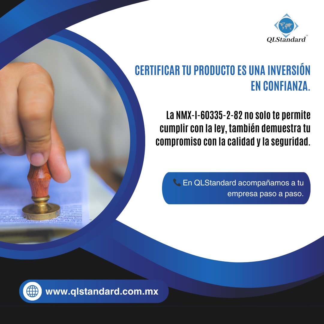 qlstandard's tweet image. Más allá del cumplimiento
Certificar tu producto es una inversión en confianza.

📞 En QLStandard acompañamos a tu empresa paso a paso.

#ConfianzaDelCliente #CertificaConQLStandard #NormasMexicanas #SeguridadTotal