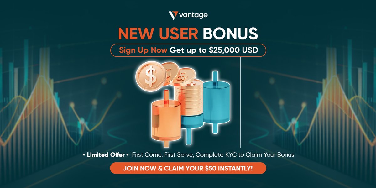 GM.

Exclusive New User Bonus Campaign.

Sign Up Now: tinyurl.com/vantagemarkets…

FCFS with T&amp;C applied.