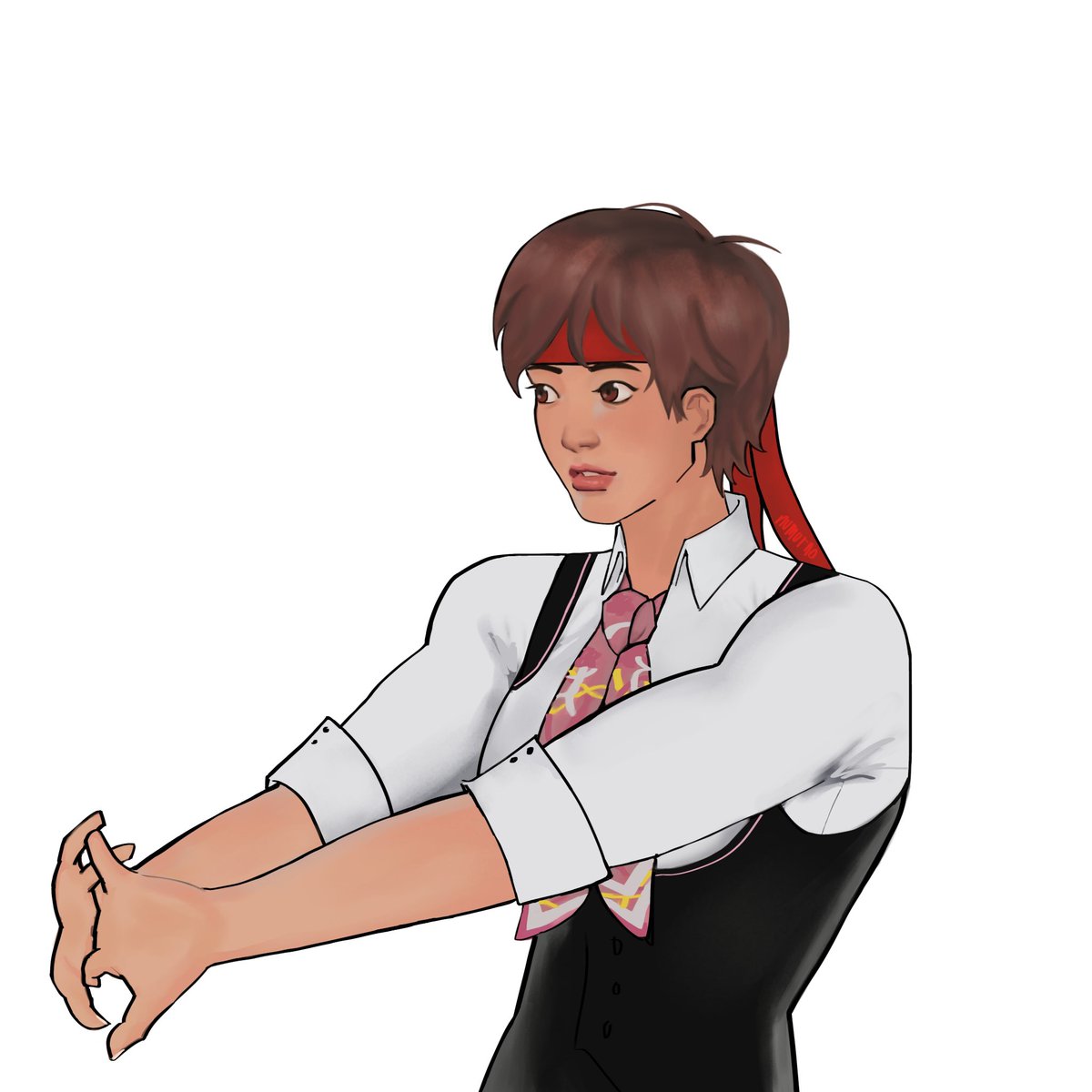 numrno's tweet photo. Her sfv fit is slept on #sakurakasugano #sfv #sf6 #streetfighter https://t.co/3M4wTlAIXE
