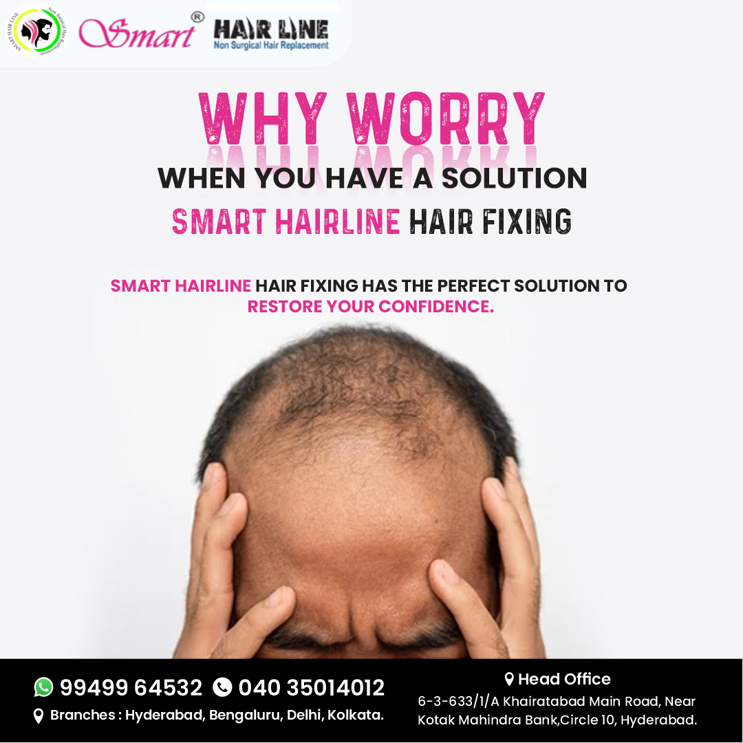 SmartHair66877's tweet photo. Why Worry, when you have a solution smart hairline hair fixing

Smart Hairline hair fixing has the perfect solution to restore your confidence.

#hairfixing #hairpatch #hairwig #hairweaving #hairbonding #hairstylists https://t.co/GhN3Ld8AWP