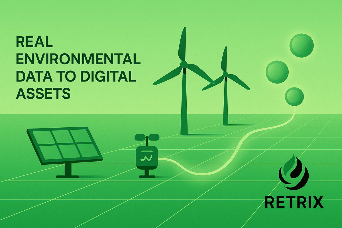 RetrixWorld's tweet photo. 🌿 Why Retrix?
Because the future of sustainability is going on-chain — and it’s already started.
Retrix turns real environmental data into digital assets.
Each unit of green work becomes measurable, tokenized, and earnable.
#ReFi #GreenFi #Retrix #DePIN https://t.co/zhWWAVnb4K