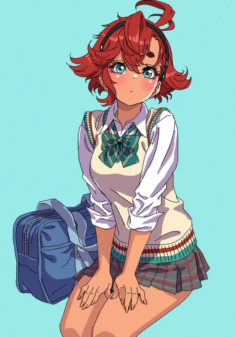 一年前に描いたスレッタ。 