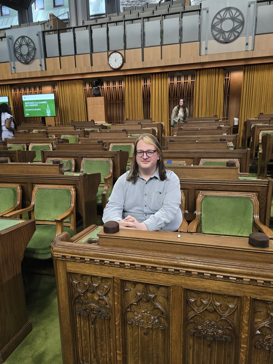 ColtonH2000's tweet photo. It was such an honour to be able to be there for the swearing in ceremony of Marie-France Lalonde  today.  I appreciate the invite, and the special tour of the house of commons.  Such an awesome experience to be able to sit in observe this! #Liberals #election2025 #canada https://t.co/6Cew5XsdOg