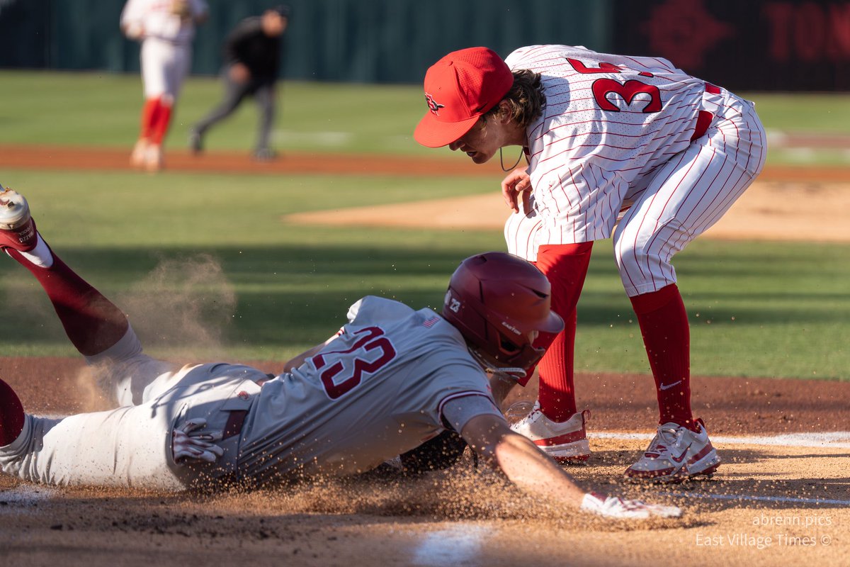 BrennerAaron's tweet photo. SDSU vs. WSU

🗞️ @EVT_News
⚾️ @AztecBaseball &amp; @wsucougarbsb
📍 Tony Gwynn Stadium
📸 Sony A7RV
🔎 Sony 70-200 GM II

FINAL: 3-2  SDSU https://t.co/Qumwu4QFgq