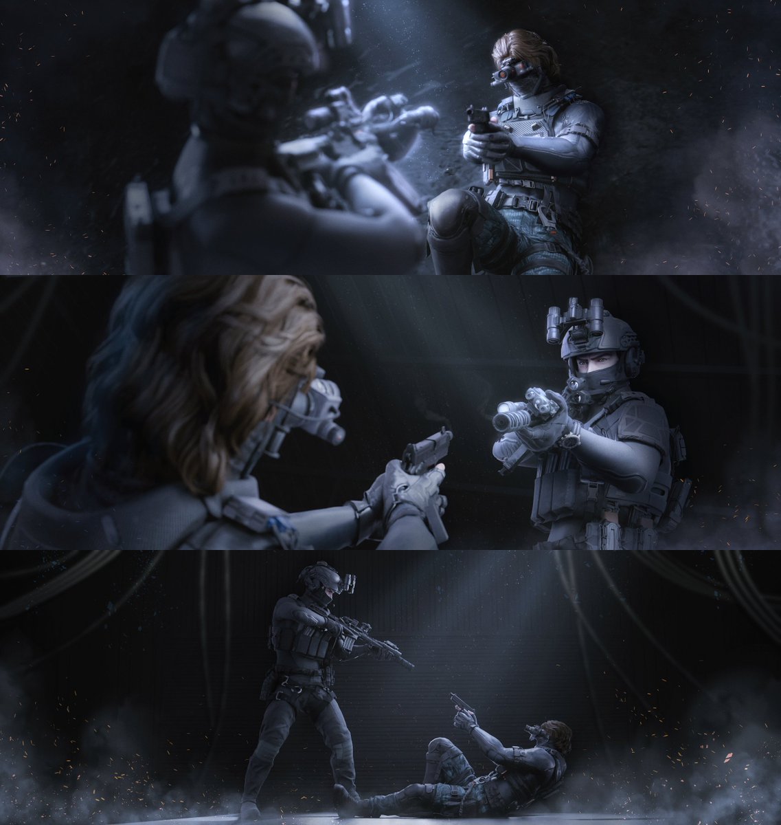 "First meet"
For the first time I decided to add an OC at any game universe for fun. Anyway, thanks to <a href="/ZARYA_zf/">ZARYA</a> for helping me get the model and to everything else.