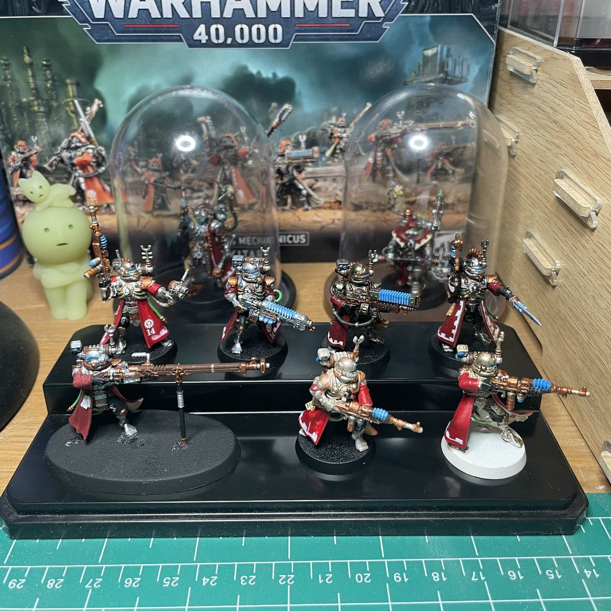 ZexyWarlock's tweet photo. 9th Model into The Hobby complete - Skitarii Vanguard

#warhammer40k #adeptusmechanicus #miniaturepainting #minis https://t.co/J6vGUAq3BA