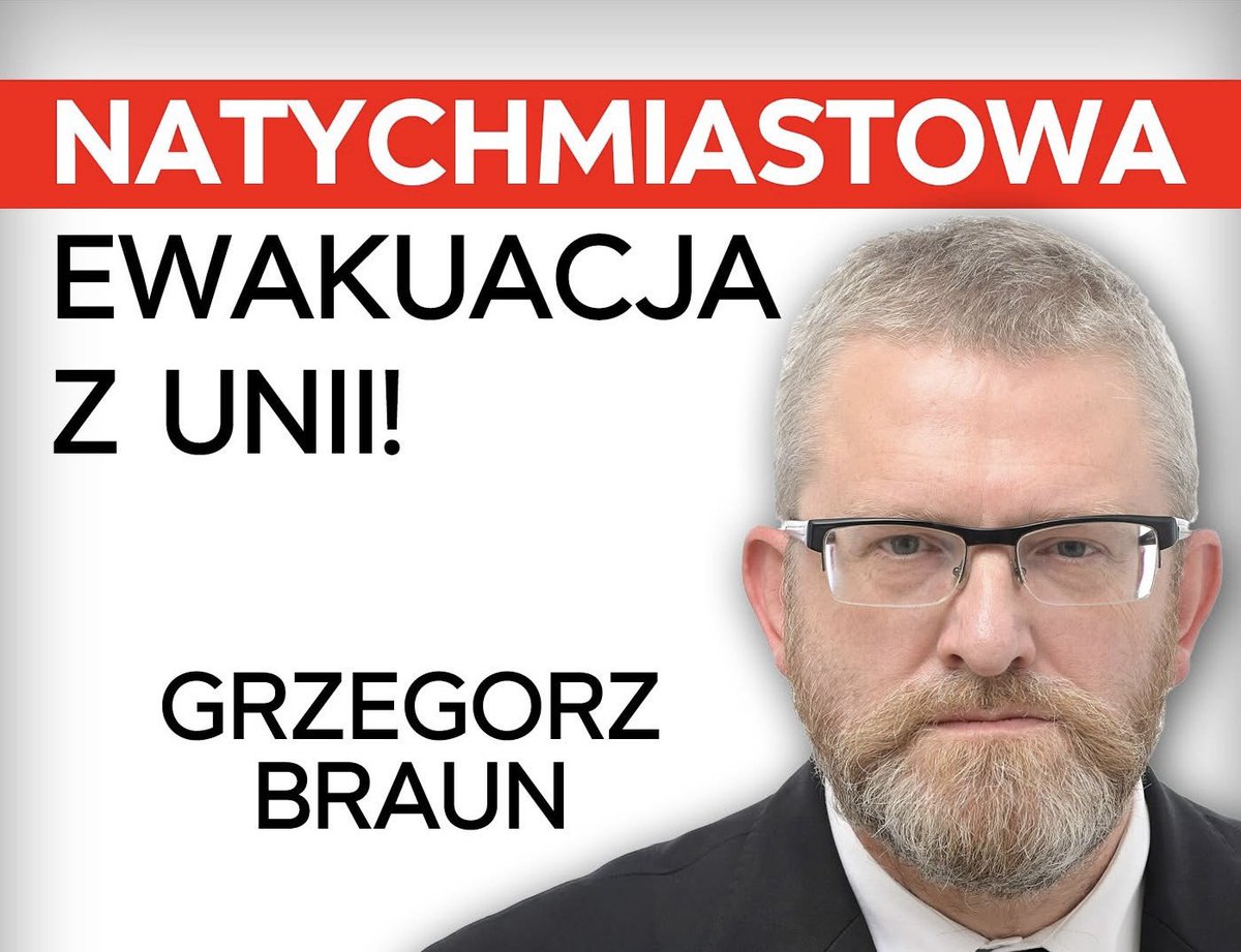 #Braun ma rację. Jako jedyny jest bezdyskusyjnie uczciwy i odważny.
#EU tonie i niech sobie tonie ale bez nas.