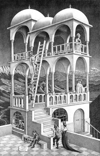 Belvedere #artbots #escher
