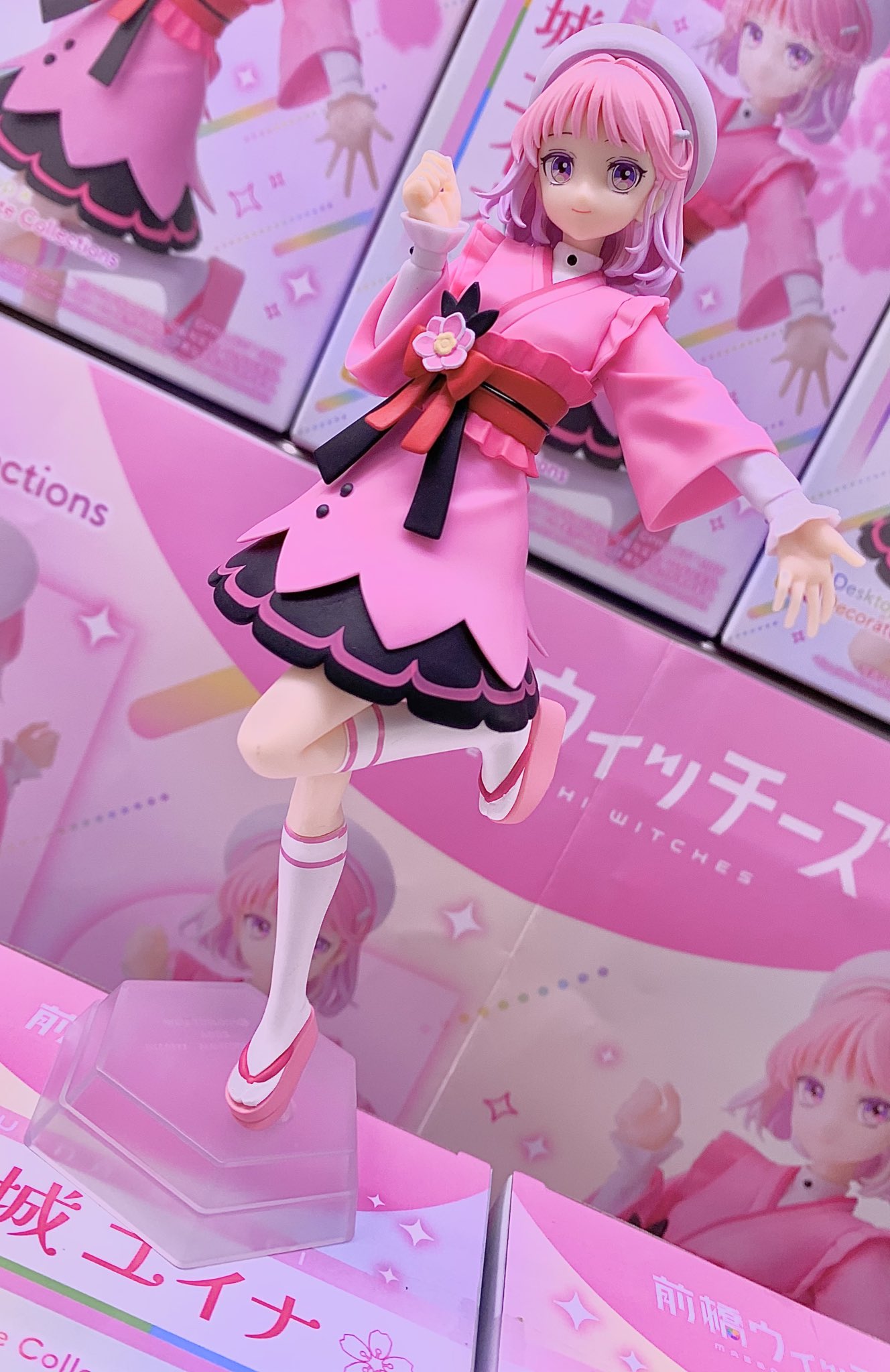 前橋ウィッチーズ 赤城ユイナ 新里アズ フィギュア 各20個　計40個 前橋ウィッチーズ 赤城ユイナ 新里アズ フィギュア 各20個 計40個 前橋