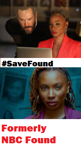 Generallyfanfic's tweet photo. Before I go to sleep late I am #RewatchingFound
Season 1 Ep 9 on @peacock.
#SaveFound #NBCFound
I think we should say #NNFound until Found gets it's new home?
What Y'all think?
#NNFound is for New Network Found.....Then when a Network picks it up, we can change it. https://t.co/Uz72VQ3dJJ