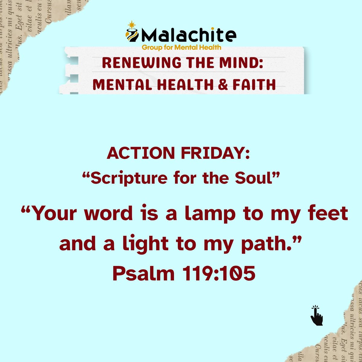 When the mind is clouded by anxiety or despair, God’s Word can anchor us. 
But to draw from it, we must store it in our hearts and minds intentionally.

#RenewYourMind
#MentalHealth
#MentalHealthAndFaith 
#GodRestores 
#TraumaHealing