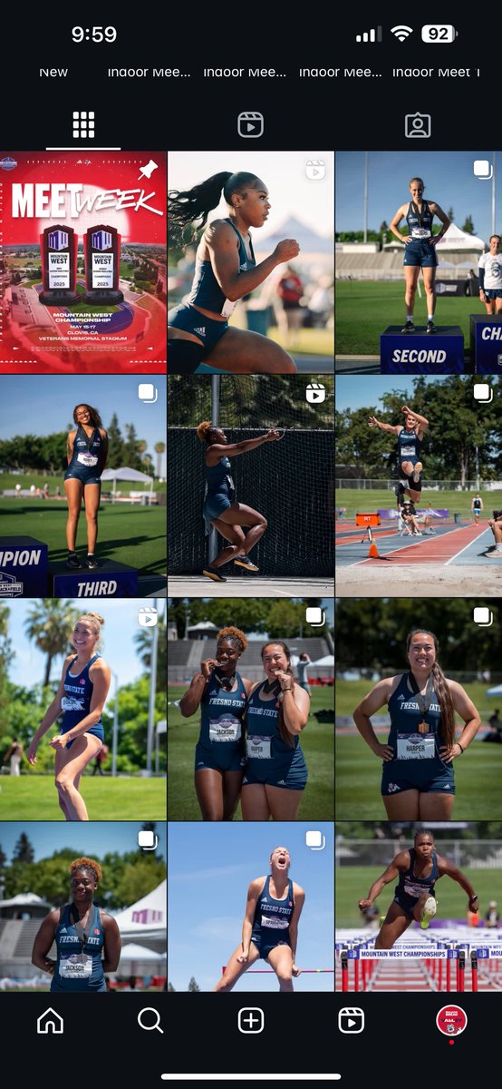 ___saavvv's tweet image. Day 1 of @MountainWest Track &amp;amp; Field Championships is complete ✅

Forever grateful to have a content team that delivers timely and relevant content to promote our student-athletes and their success 

@redwavecreative