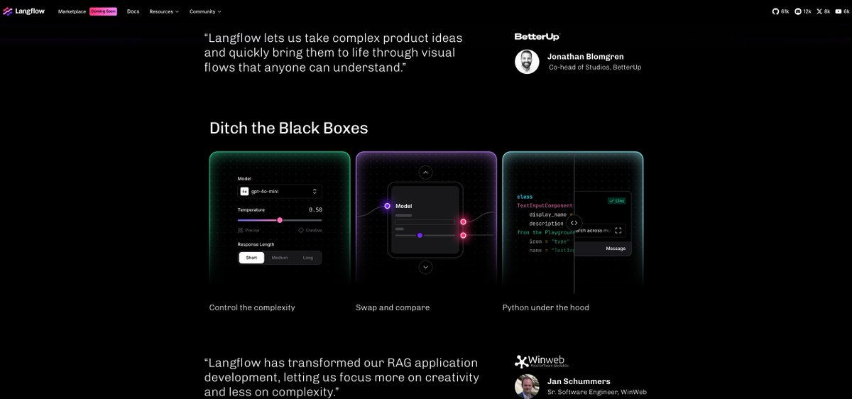 workflowhacks's tweet image. 🚀 #LangFlow for OSX takes your AI workflow to the next level—think #Rivet, but faster, smarter, and way more intuitive. If you love tuning and customizing AI, LangFlow is the tool you’ve been waiting for. Give it a try and see the difference!