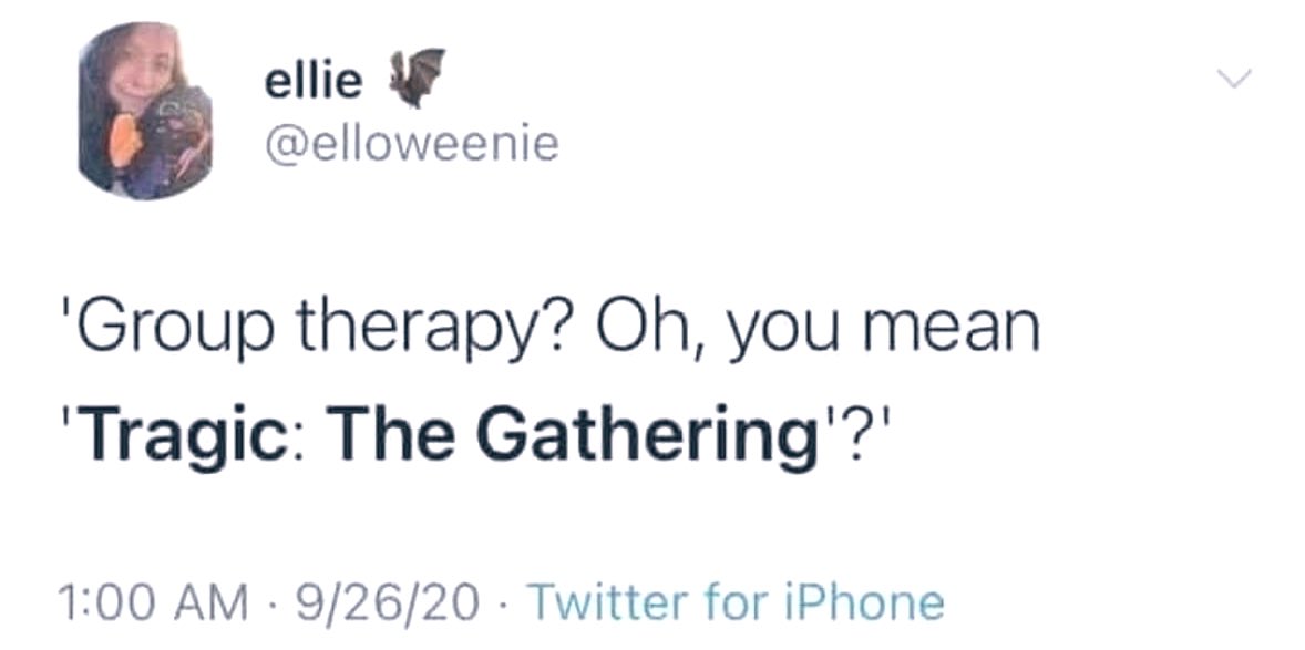 Patrick Lockwood (@doctorlockwood) on Twitter photo Other clinicians may…find this funny…
<a href="/xavierbonilla87/">Xavier Bonilla</a> <a href="/jakewisk/">Jake Wiskerchen</a> <a href="/therapy_bites/">Dr. Heath 🧠</a> <a href="/TweetATherapist/">No BS Therapist</a> <a href="/DoctorPerin/">Edward A. Perin - Psychologist</a> Other clinicians may…find this funny…
<a href="/xavierbonilla87/">Xavier Bonilla</a> <a href="/jakewisk/">Jake Wiskerchen</a> <a href="/therapy_bites/">Dr. Heath 🧠</a> <a href="/TweetATherapist/">No BS Therapist</a> <a href="/DoctorPerin/">Edward A. Perin - Psychologist</a>