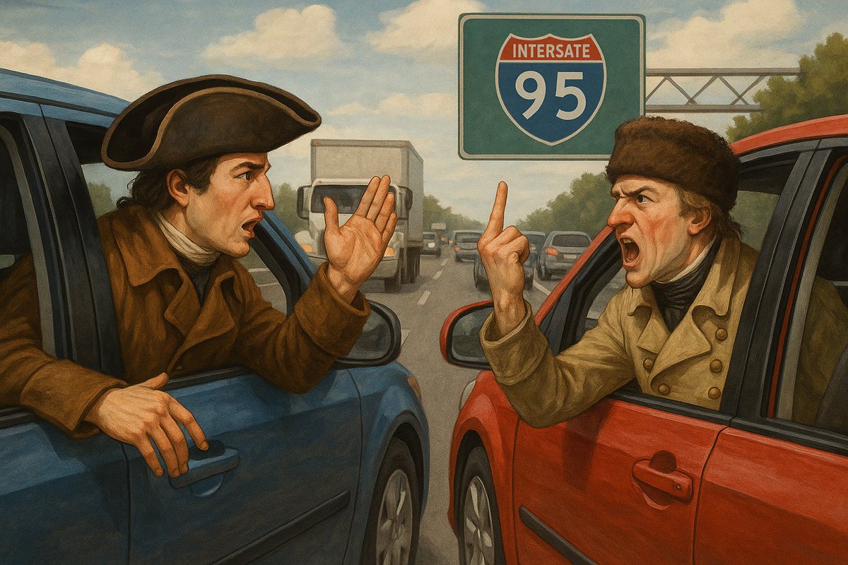 MarcusFan28838's tweet image. My boy and I (Lewis and Clark) navigating unchartered territory (I-95) with limited maps and logs (Waze)