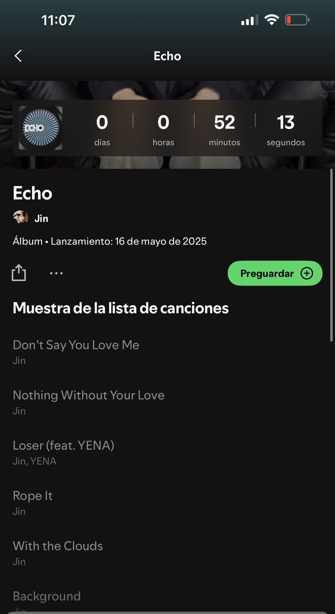 ittmon_05's tweet photo. Oigaaan porque yo todavía no puedo escuchar el álbum de Jin???😩😩😩 https://t.co/frrdg9u0dJ
