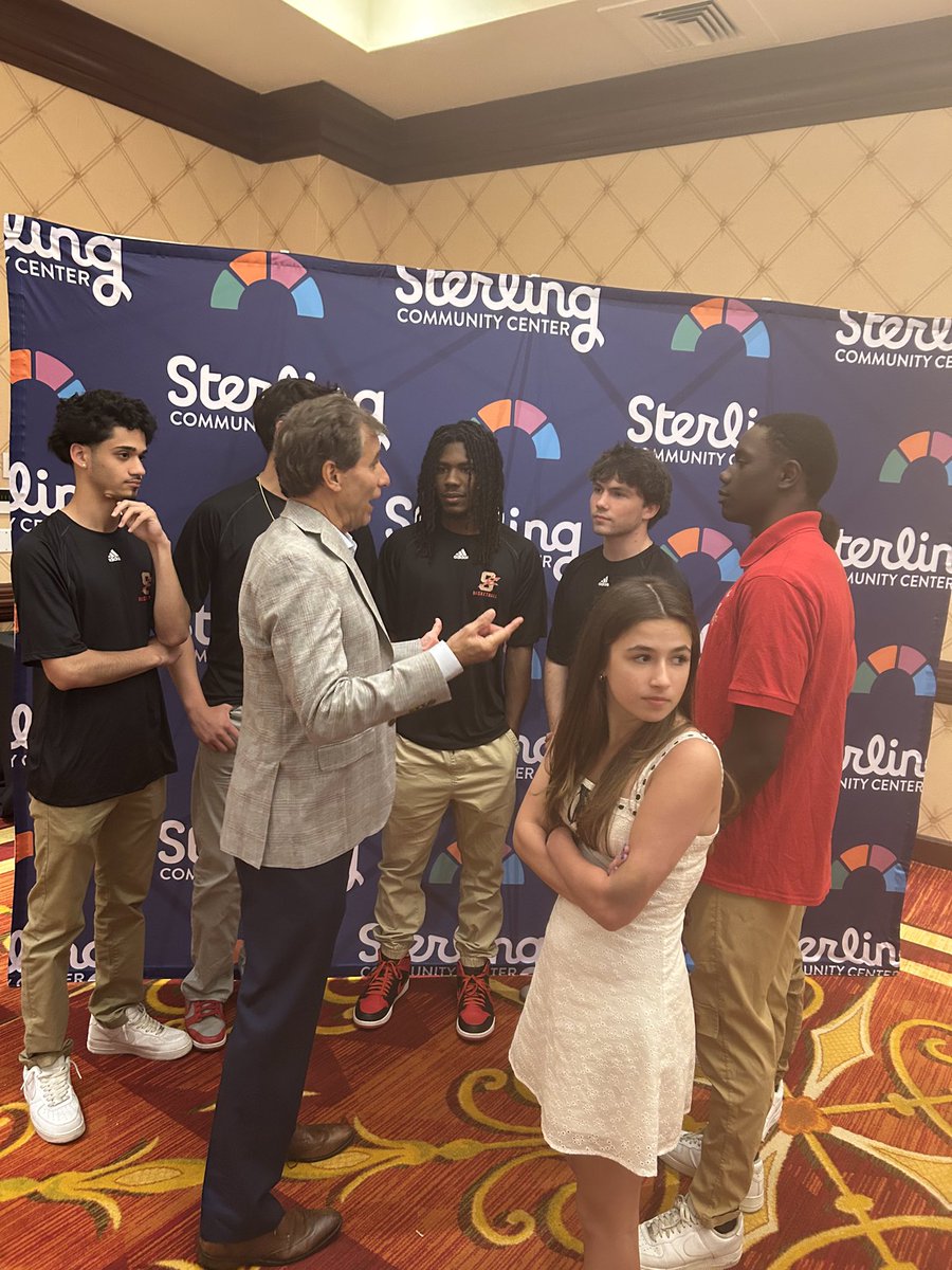 Red_devilhoops's tweet image. Sterling House Celebrity Breakfast with Chris “Mad Dog” Russo.  Thank you Sterling House for inviting us again!!