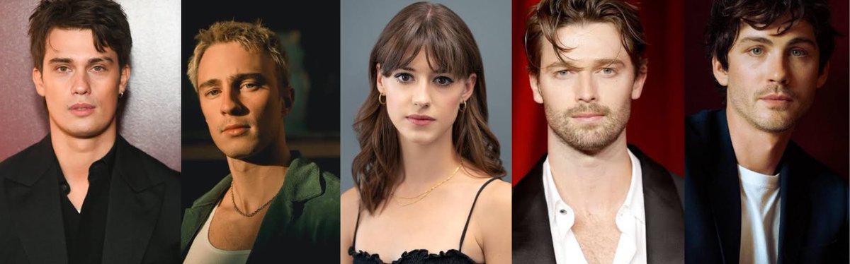 The rumored cast for the MCU X-Men according to a hollywood insider that also revealed the Fantastic Four cast.

Nicholas Galitzine- Angel
Drew Starkey- Iceman
Daisy Edgar Jones- Jean Grey
Patrick Schwarzenegger- Cyclops
Logan Lerman- Beast

(via: <a href="/TheInSneider/">Jeff Sneider</a>)