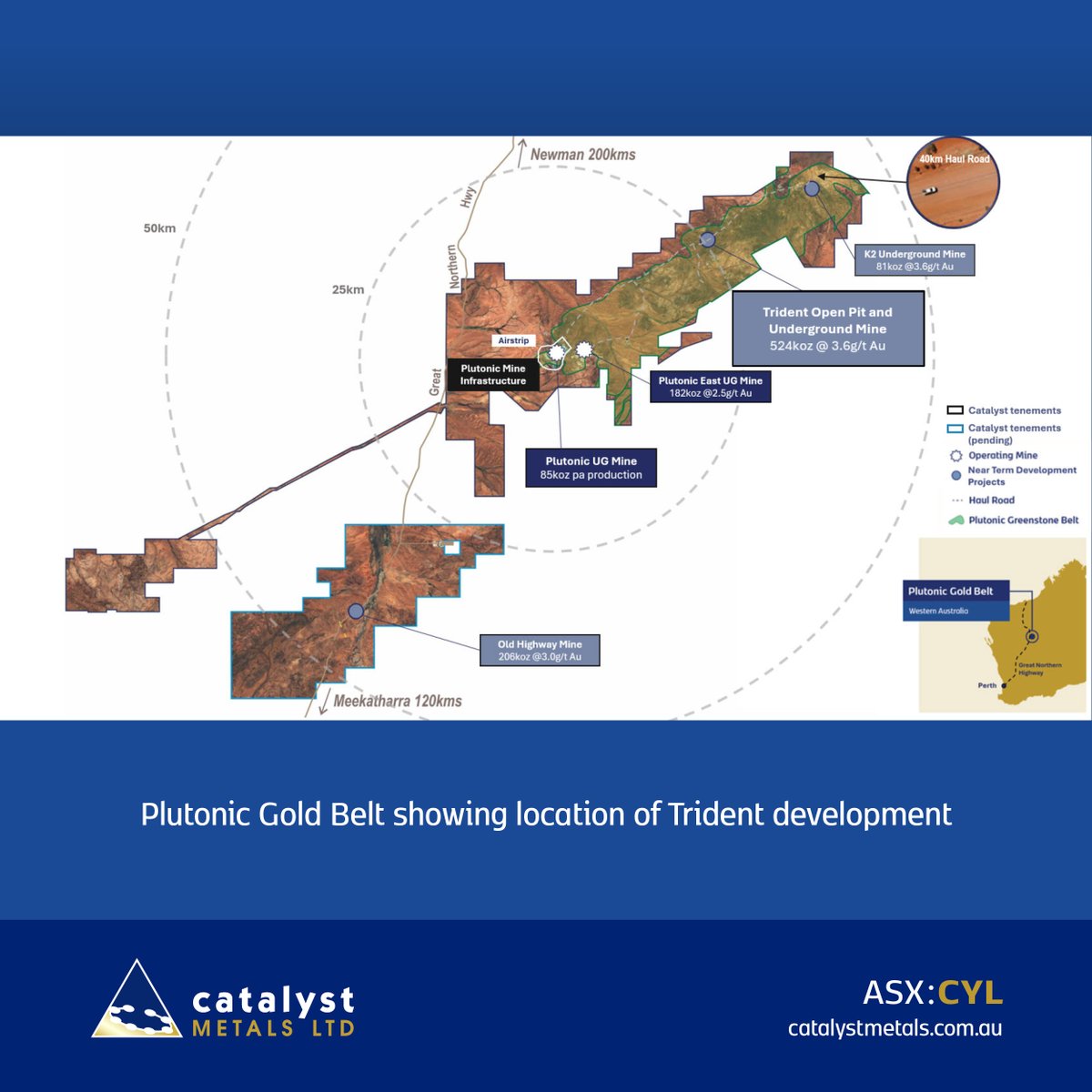 #ASXNews

$CYL.AX is pleased to announce that it has received the final environmental approval for development of the Trident #Gold Project from DEMIRS. #CYL now has all environmental approvals in place to commence mining. 

Announcement: loom.ly/_t7Ob6s

#ASX #Mining