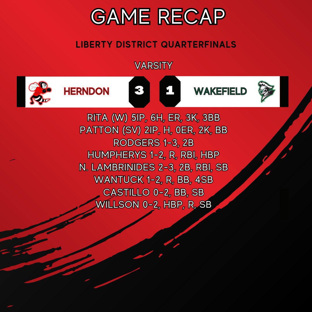 Herndon Hornets Baseball tweet media