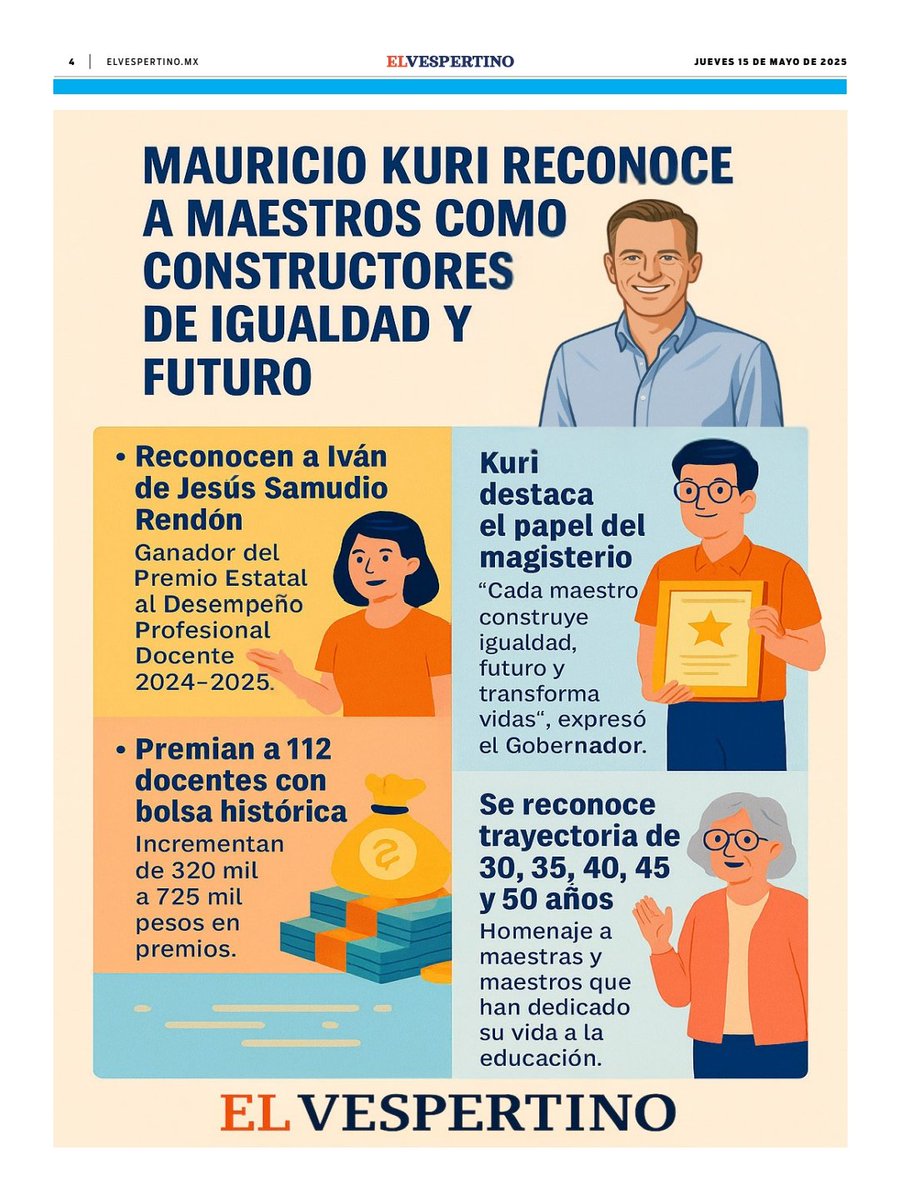 ¡Infórmate antes de que termine el día y antes que en cualquier otro diario de Querétaro! 📰 Edición 390 de El Vespertino | Noticias |  elvespertino.mx
𝗦𝘂𝘀𝗰𝗿í𝗯𝗲𝘁𝗲 𝗮𝗹 𝗰𝗮𝗻𝗮𝗹 𝗱𝗲 W𝗵𝗮𝘁𝘀𝗔𝗽𝗽
whatsapp.com/channel/0029Va…