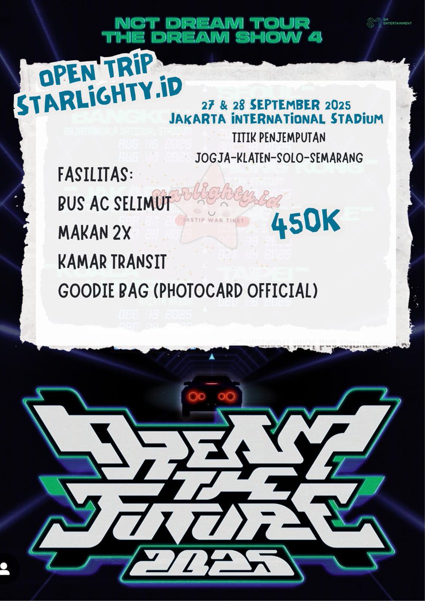 byunleebyrana's tweet photo. OPEN TRIP TDS 4 JAKARTA 🚌
Sijeuni annyeong 👋
https://t.co/gkEYJZpOUz open trip for TDS4
📅 27-28 Sept - JIS
📍Meeting Point : Jogja - Klaten - Solo - Semarang
💸 Only 450k (PP) , Bookslot : 50k
✨ Pelunasan H-7
More info DM 📩
#opentrip #triptds4 #nctdream #THEDREAMSHOW4 https://t.co/tFnc7ZYmVE