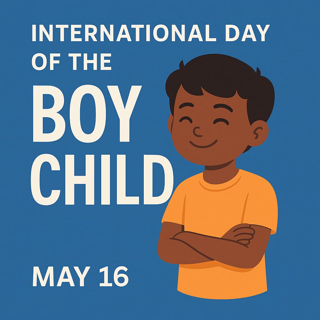 YashVardhanM55's tweet photo. MAY 16 - Celebrate - Honor - Empower
#InternationalDayOfTheBoyChild #Awareness #Menmatters https://t.co/7TKll6g7em